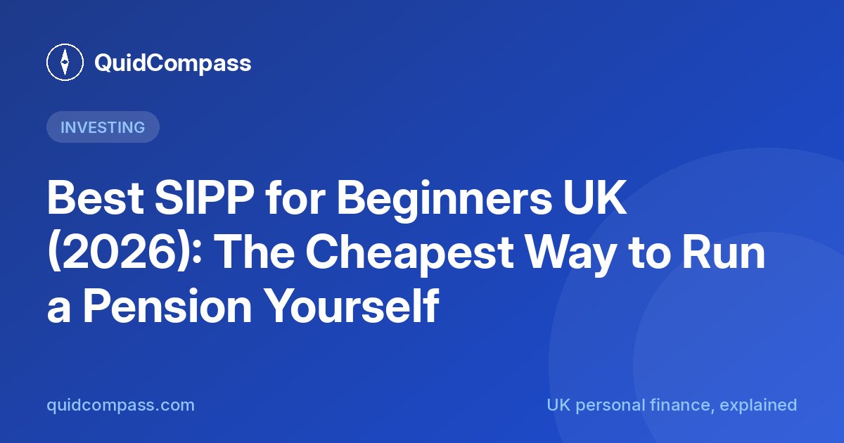 QuidCompass title card: Best SIPP for Beginners UK (2026)